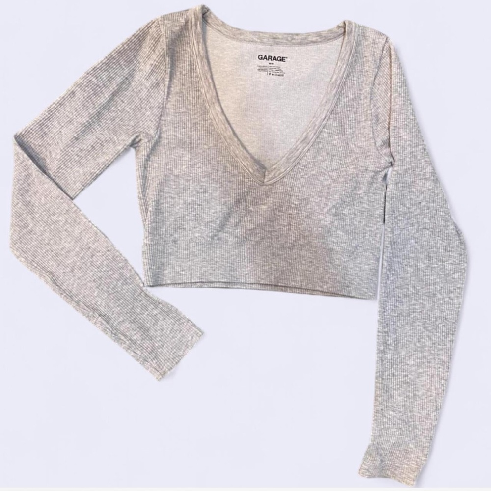Garbage • Long Sleeve Crop Top